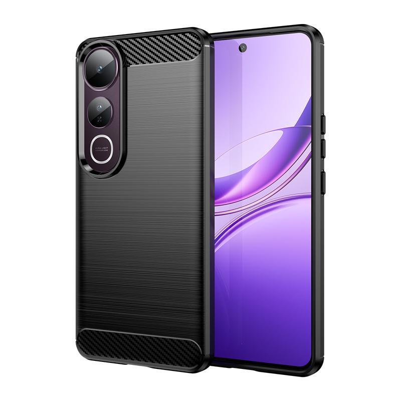 For Vivo V50 Lite Case Shockproof Anti-knock Soft Silicone Carbon Fiber Back Cover For Vivo V50 Lite Case For Vivo V50 Lite Case