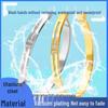 High-End Gold-Plated Titanium Steel Women's Bracelet: Exquisite European & American Design