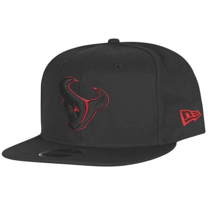 Casquette Snapback - New Era - 9FIFTY - Houston Texans - Noir - 100% Laine