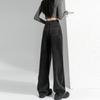 Trend versatile 2025 denim wide-leg women's pants spring and autumn new drape loose and tall and thin straight pants tide