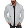 Men S Athletic Long Sleeve Jacket With Zipper Pockets