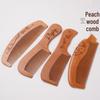 Tingle Natural Peach Wood Comb