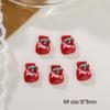 30-Piece Christmas Nail Art Set: Cute Reindeer, Snowman, and Santa Claus Designs