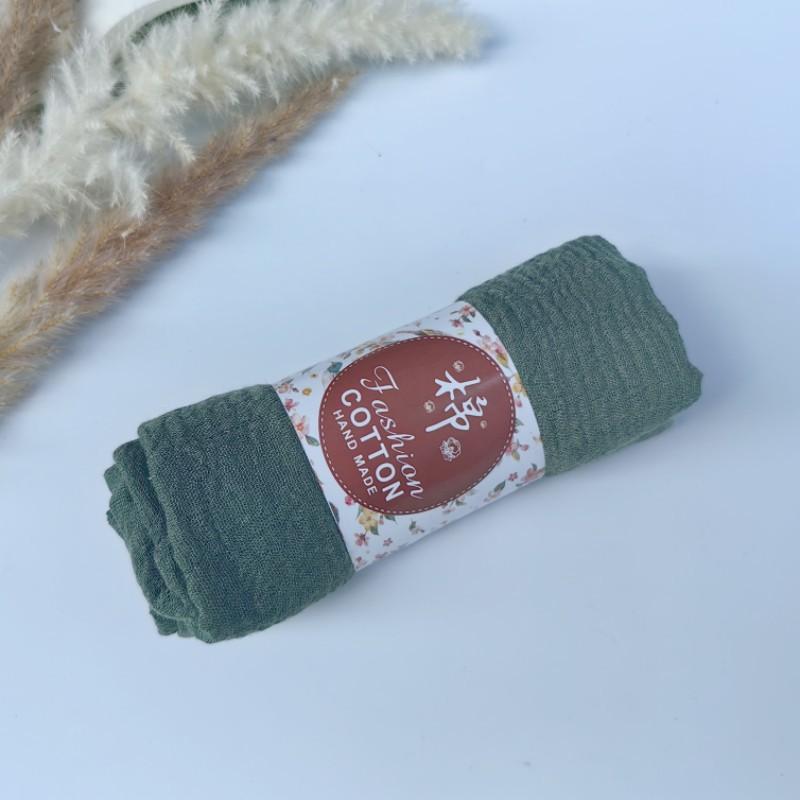 Monochrome Cotton And Linen Scarf, Beard Headscarf, Crumpled Scarf, Shawl, One Piece Will Be Sent On Behalf Of Wj01.