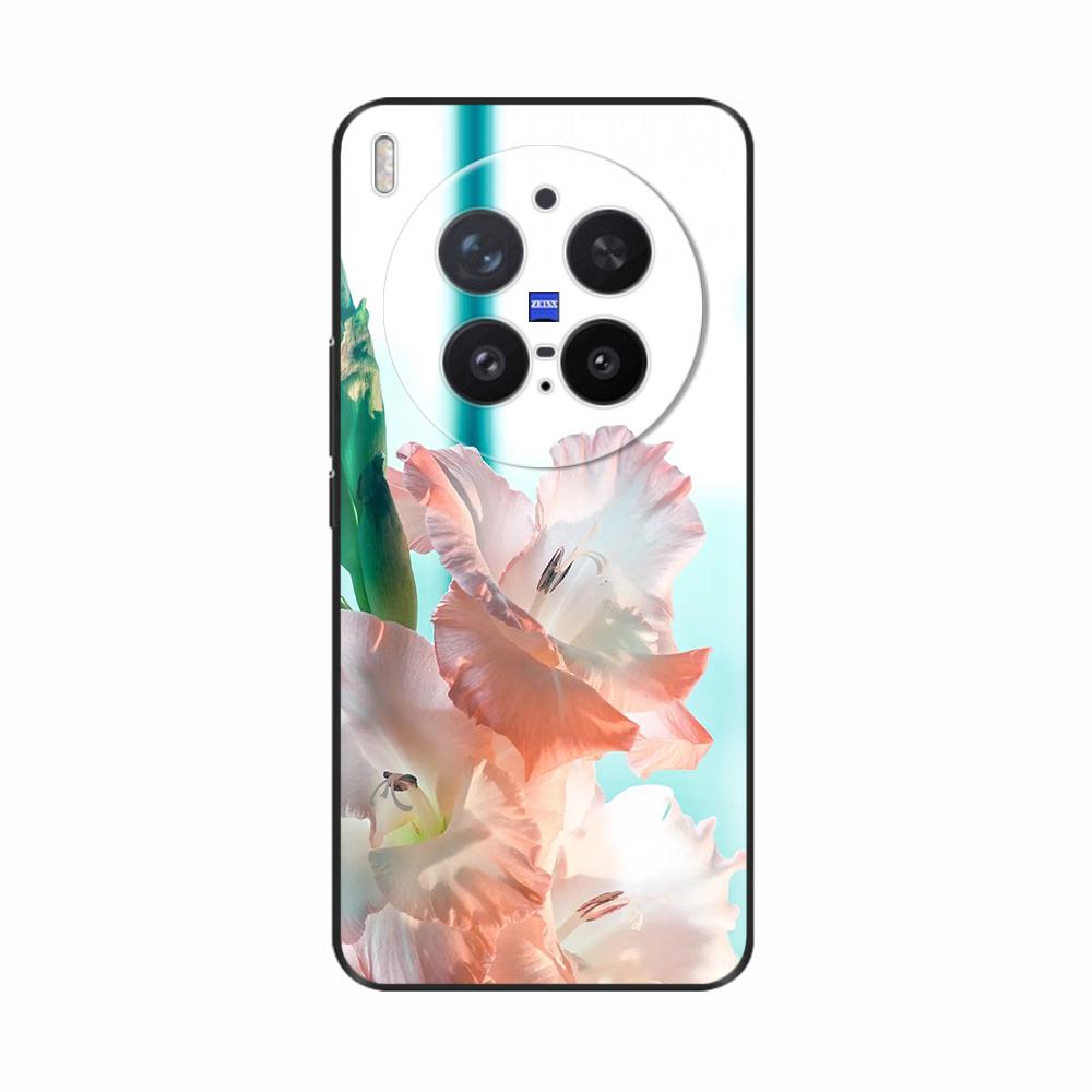 For VIVO X300 Pro Case Popular Flowers Cartoon Soft Silicone Phone Back Cover For Vivo X300 X 300 ShockProof Shell Bags Funda