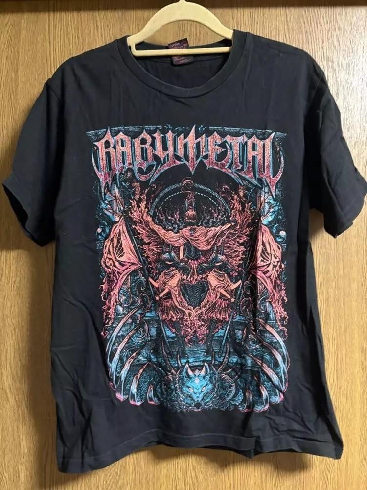 

Baby Metal World Tour Black Short Sleeve Unisex T shirt Basic Style S5XL Unisex T-Shirt XL