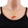 France Guadeloupe Map Flag Necklace Unique Neck Chain Stylish Jewelry Collection Stainless Steel Party Birthday Gift