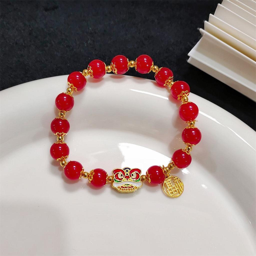 Lion Dance Fu Brand Bracelet Female Simple Versatile Advanced Student Bracelet Free