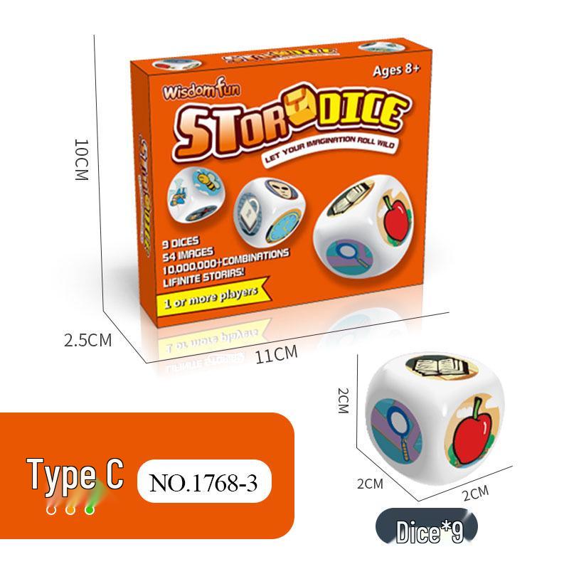 

Кубики истории: Развивающая игра для развития креативности и логического мышления у детей