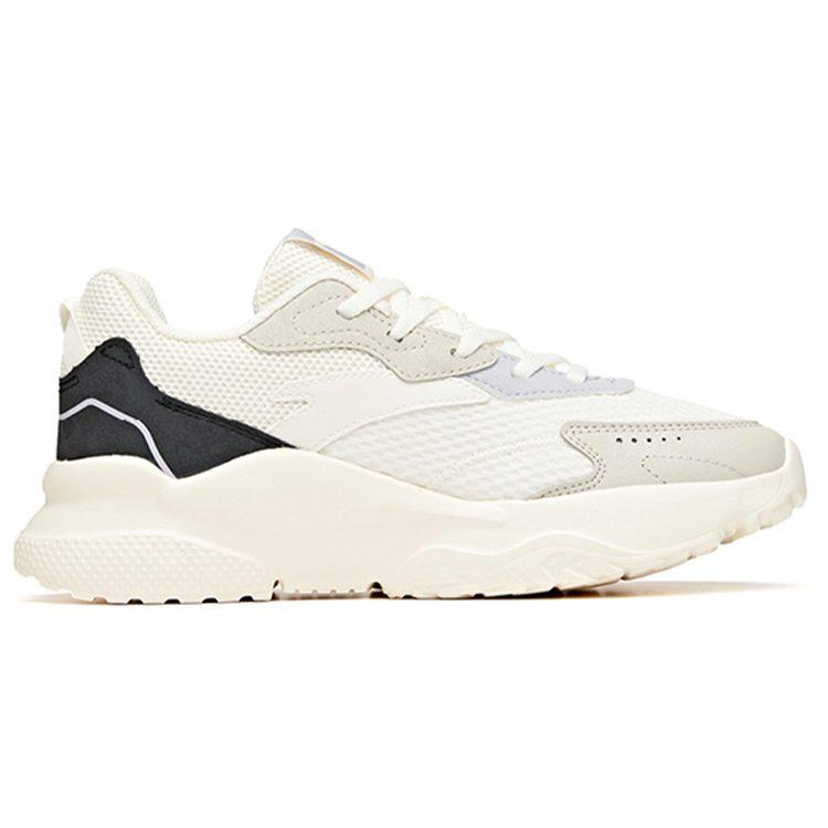 Anta Life Collection Cushioning Slip Resistant Abrasion Resistant Low Top Athletic Shoes Women's White Gray Black 122118845-1
