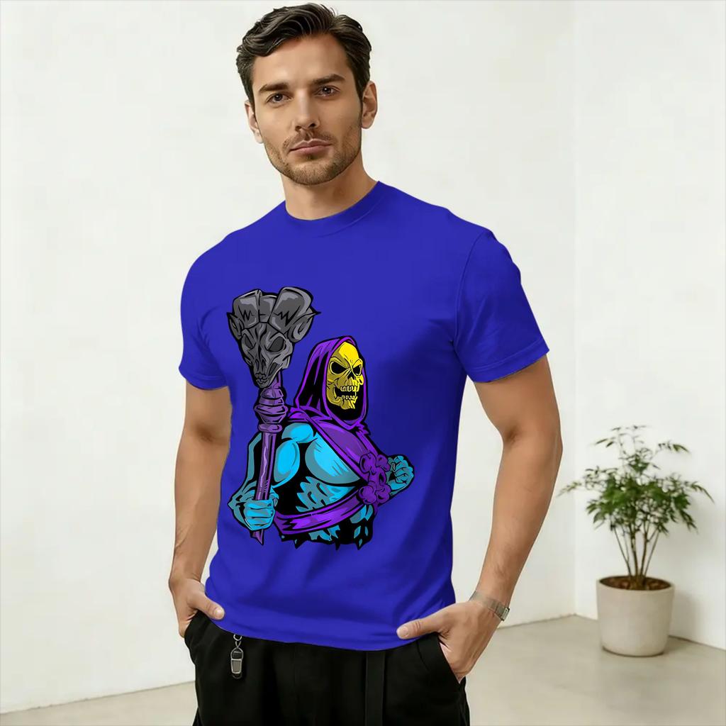 Unisexs TShirts HHe Unisexs Evil Lord of Destruction Cool Pure Cotton Tees Short Sleeve T Shirt Round Collar Clothes 6XL