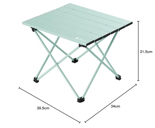 Radweather Folding Table, Camping Table, Outdoor, Small, Low Table, Popular, Stylish, Solo Camping, Disaster Preparedness (Bluegrass)