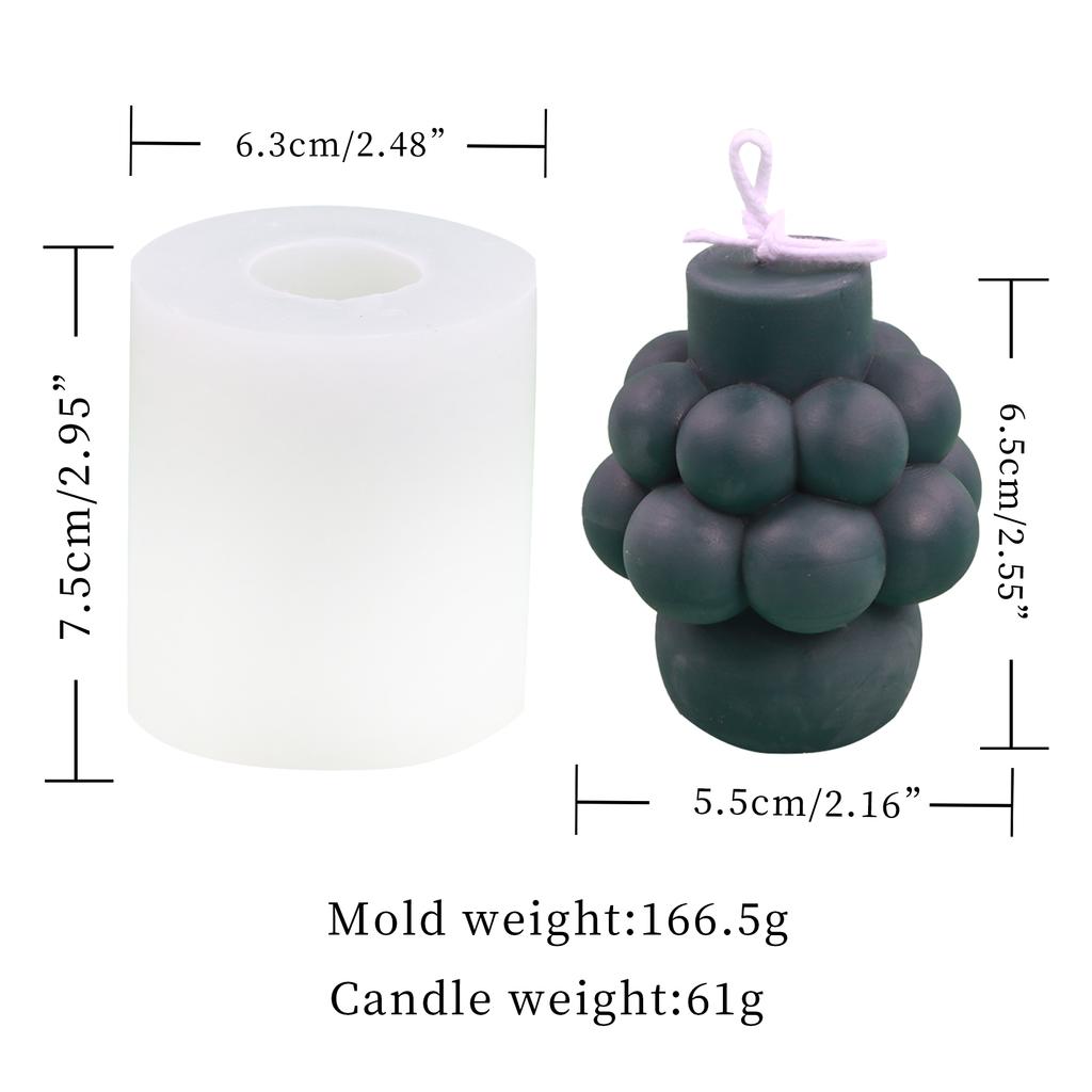 3D Easter Egg Silicone Mold Candle Making Chocolate Food Candy Cake Molds Form Mould Candles Business Round Flowers Easter Theme