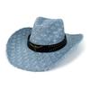 Wind Hole Western Cowboy Hat Farm Uv Shade Knight Hat Party Party Orgy Top Hat