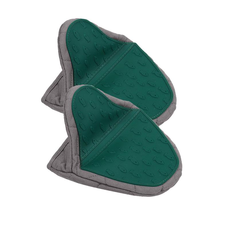 1/2Pcs Silicone Anti Scald Oven Gloves Kitchen Multi Purpose Tray Microwave Oven Baking Dessert Tableware Rack Gloves