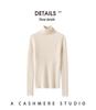 Women's Slim Fit High-Neck Pure Cashmere Sweater, Perfect for Autumn/Winter, Flattering Base Layer Knitwear by Consinee.