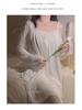 Princess Soft Mesh Lace Nightdress and Outer Robe Set 2373 - Comfortable Sling Design