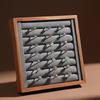 Wooden Jewelry Display Tray Large Capacity Ring Storage Trays Counter Earring Organizer Display Props Jeweler Jewelry Tray