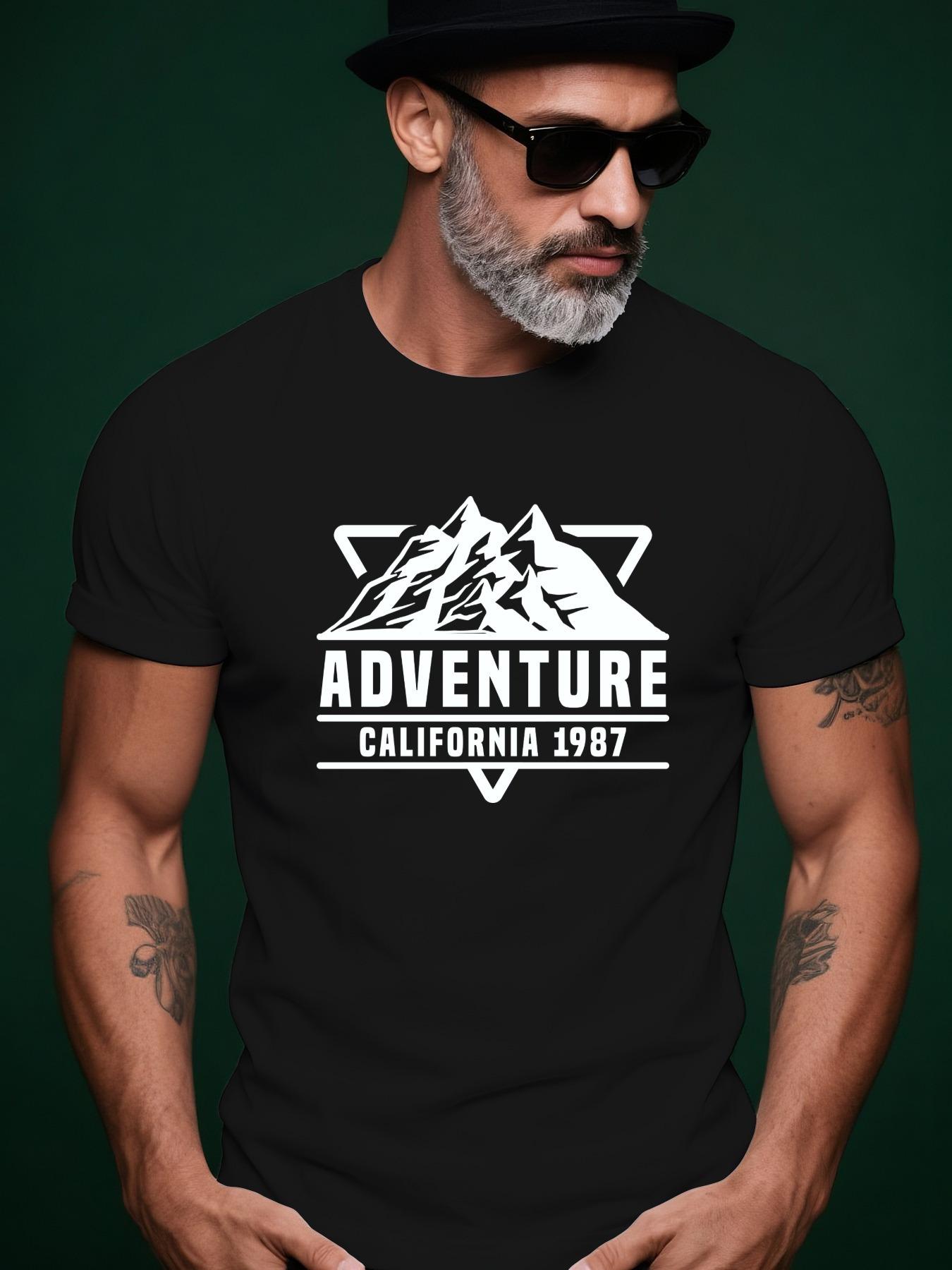 Adventure California Graphic Tshirt - Lightweight Summer ... XXXL