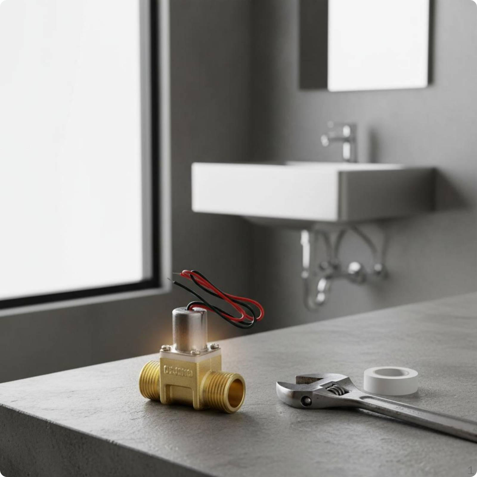 Faucet Control Unit Touchless Solenoid Automatic Plumbing Part for