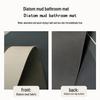 Diatom Mud Soft Bathroom Floor Mat - Anti-Slip, Water-Absorbing Foot Mat for Home, Toilet, and Bathroom Door.
