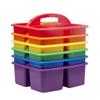 6Pcs/Set Stackable Stationary Storage Basket with Handles Desktop Storage Box  Pen