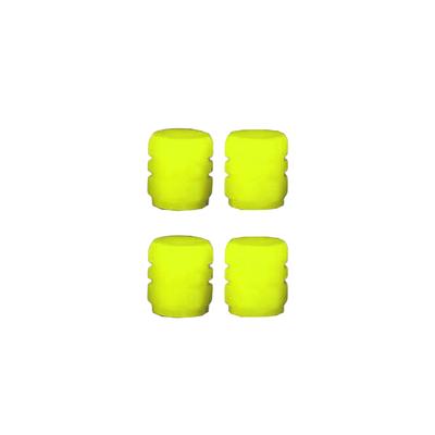 4Pcs Car Tire Valves Caps Universal Luminous Plastic Decorative Cover Colorful Glowing Wheel Protector Bike Accessories