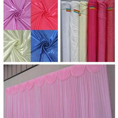 Ice Silk Fabric for Wedding Decorations, Ceiling Drapes, and Clothing Lining