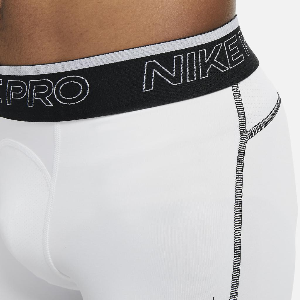 Nike Pro Dri-FIT Embroidered Logo Training Shorts Men Bottoms White DD1917-100