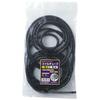 ELPA Coil Tube Kabling Kabel Total lengde/5m Spole Diameter/6mm Svart CT-0605P(BK)