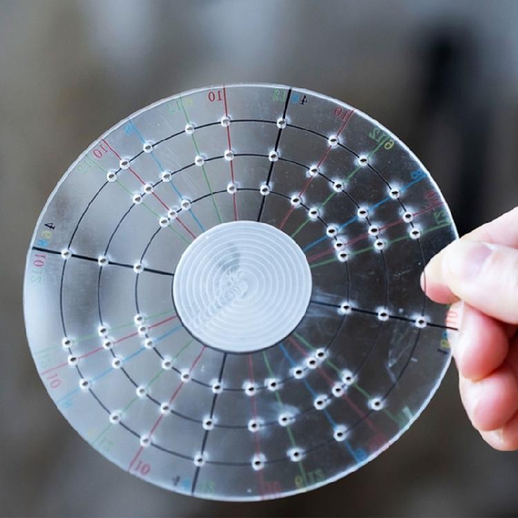 Narzędzie do przycinania dysków obrotowych Narzędzie do wykańczania ceramiki Narzędzie do mierzenia gliny w kształcie okręgu