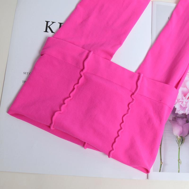 Women's Vintage Red Women's Pantyhose Spring Autumn Velvet High Elastic Y2k Slim Fit Candy Colored Tights Stockings for Females