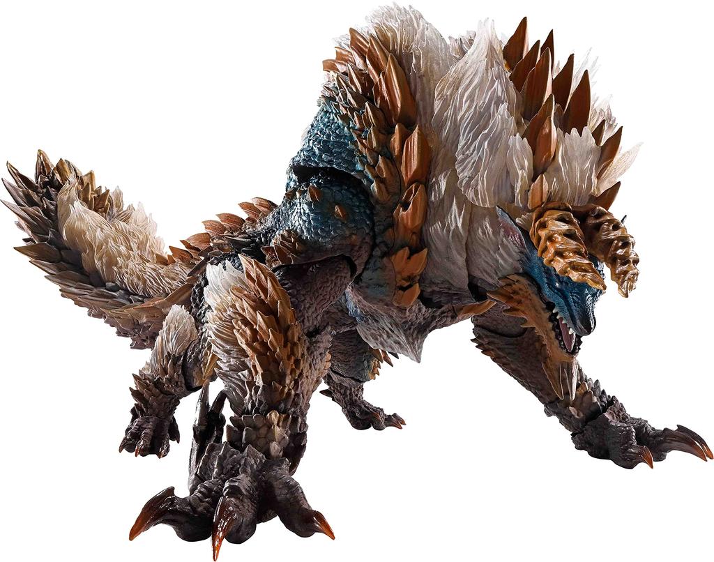 TAMASHII NATIONS Monster Arts Monster Hunter Iceborne Zinogre 285mm malovaná pohyblivá figurka SH. Svět cca. ABS a PVC