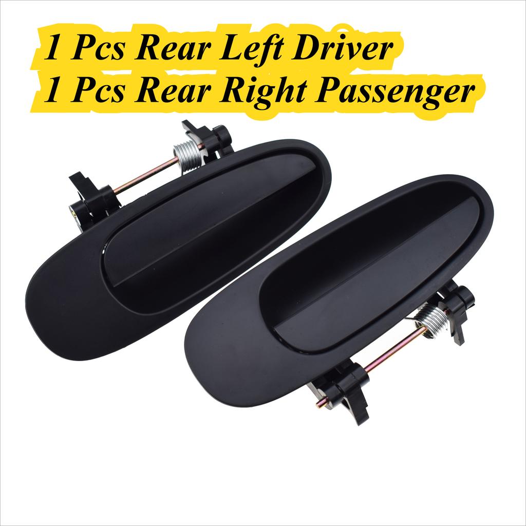 1 or 2  or 4 Pcs Black Exterior Door Handle Front / Rear / Left / Right For Geo Prizm & Toyota Corolla 1993 1994 1995 1996 1997