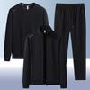 Men Tracksuits Hoodies and Sweatpants 3 Pieces Set Spring and Autumn Sportwear Unisex Jogging Suit