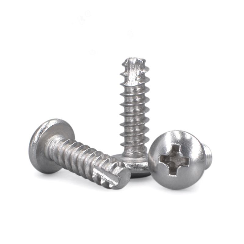 304 Stainless Steel Phillips and Flat Head Self-Tapping Screw Assortment: M2, M2.6, M3, M4