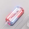 Outdoor Red Blue Strobe Light Police Light Warning Lights Usb Rechargeable Flashlight Shoulder Clip Flashing