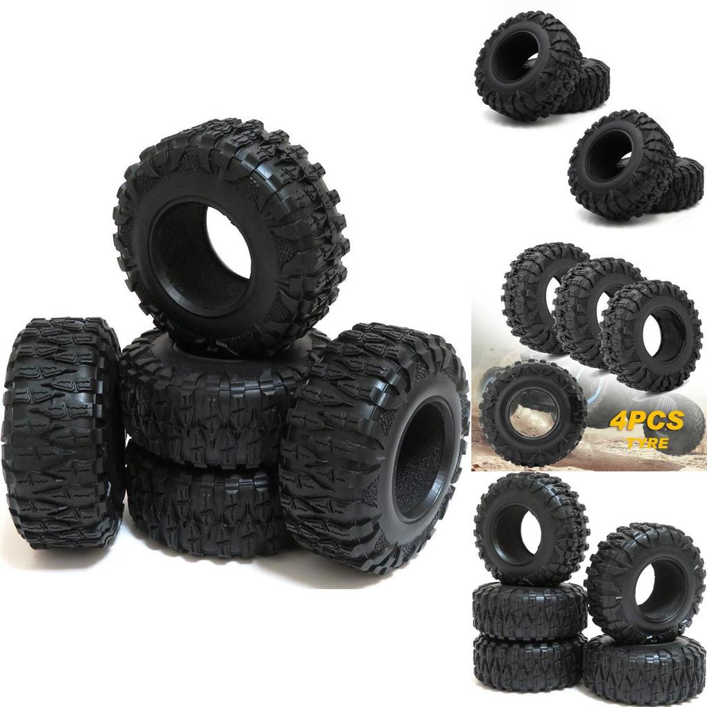 Rugged 2.2'' 120mm Dragon Claw Tires For 1/10 Axial Trx4 Rc Car With Foam Inserts
