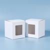 10PCS Kraft Paper Cupcake Display Box Cookies Candy Packaging Box  Wedding Birthday Party Supplies