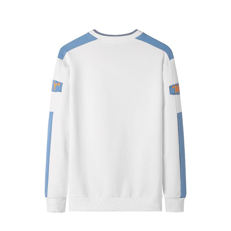 Men's Long Sleeve T-shirt Spring and Autumn New Hoodie Korean Version of The Trend Ins Bottom Shirt Young Students On Clothes