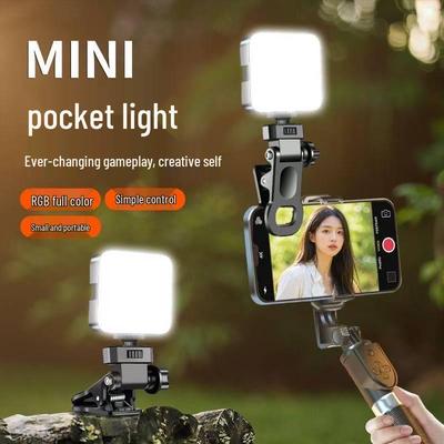 RGB Mini LED Pocket Fill Light for Selfie, Live Streaming & Photography