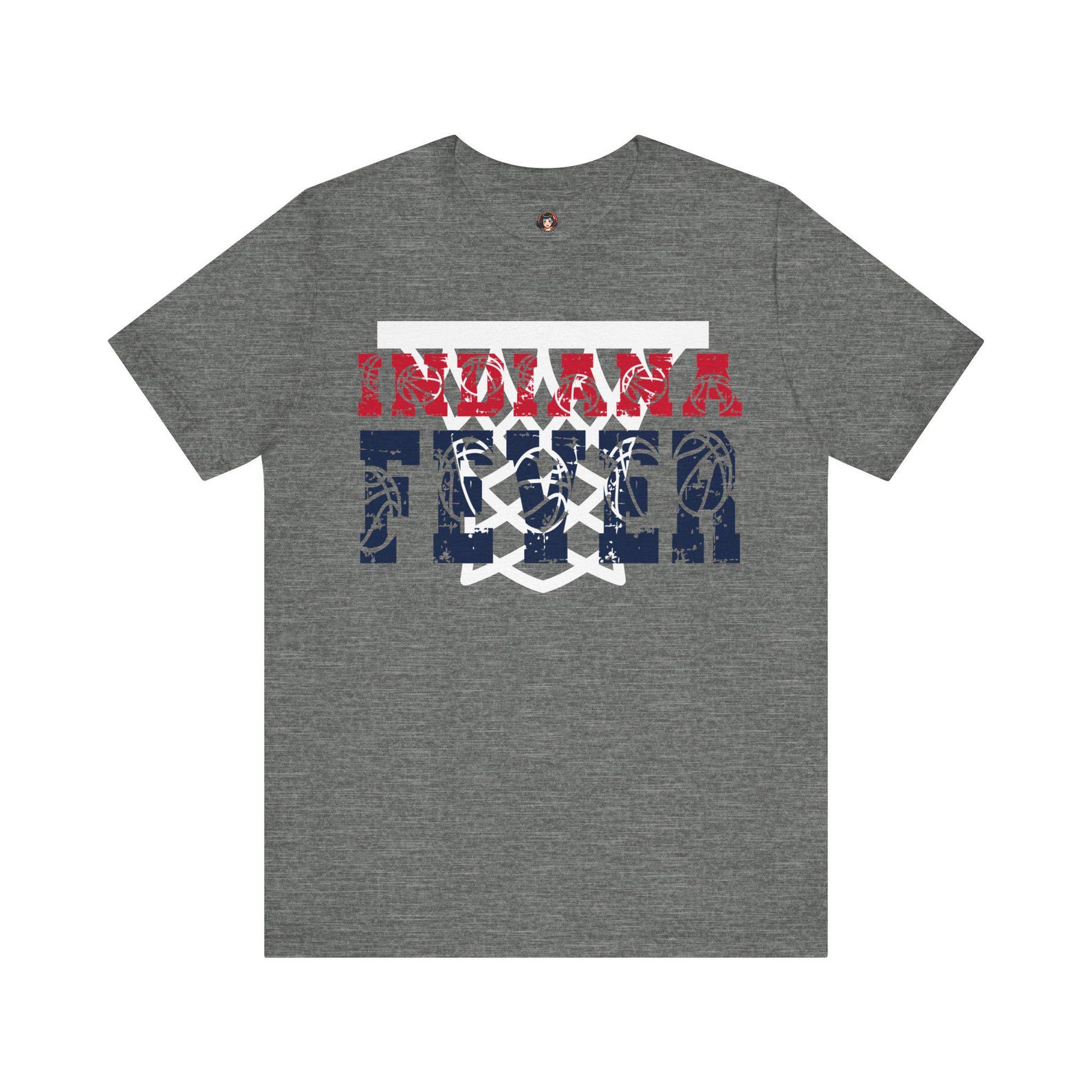 Two Sided Indiana Grunge Basketball Unisex Jersey Short Sleeve Bella Canvas Tee 3XL