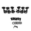 6PCS Guitar Tuning Pegs Guitar Repairing Component Suitable for Acoustic and Electric Guitars with Metal Construction