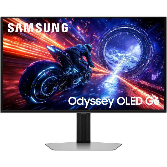 Gaming-PC-Bildschirm - SAMSUNG - 27'' - QHD - 500Hz - QD-OLED-Panel - 0,03 ms - Höhenverstellbar - ODYSSEY OLED G6 - G60SF
