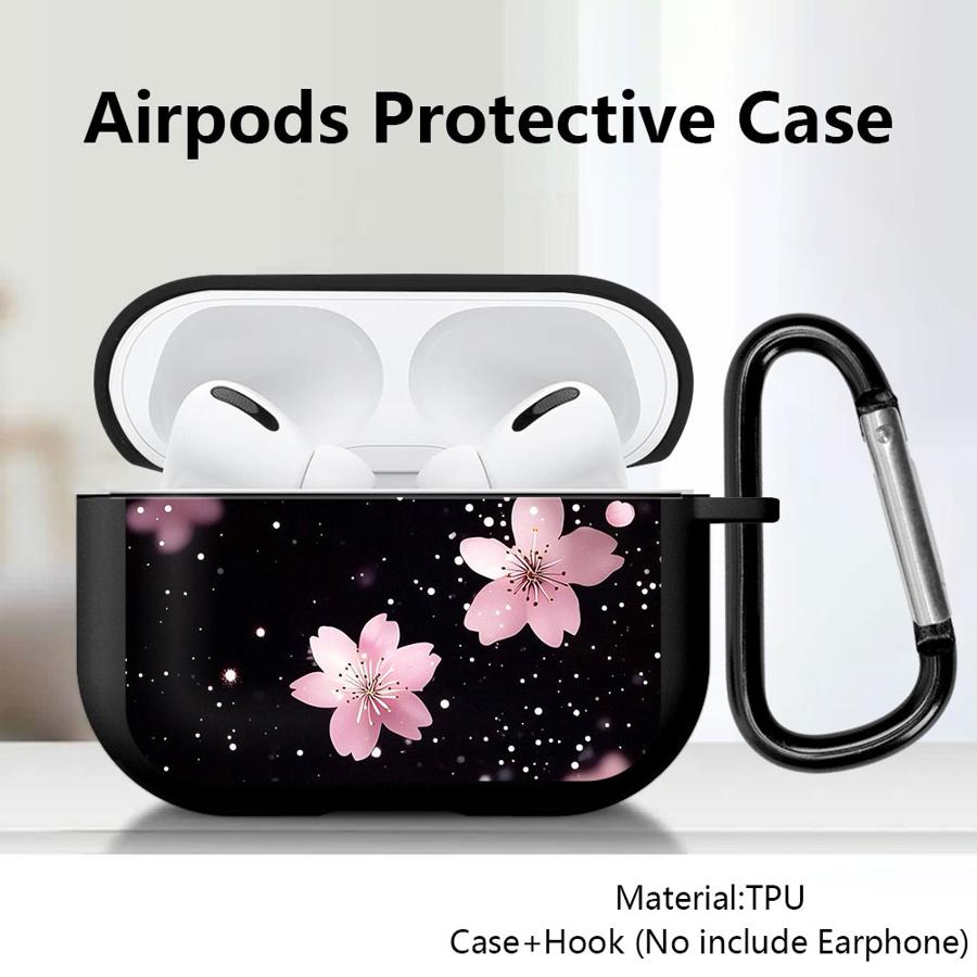 Shining Flowers Case For Airpods Pro Pro2 3 Pro3 1 2 4 Earphone Cases Cover