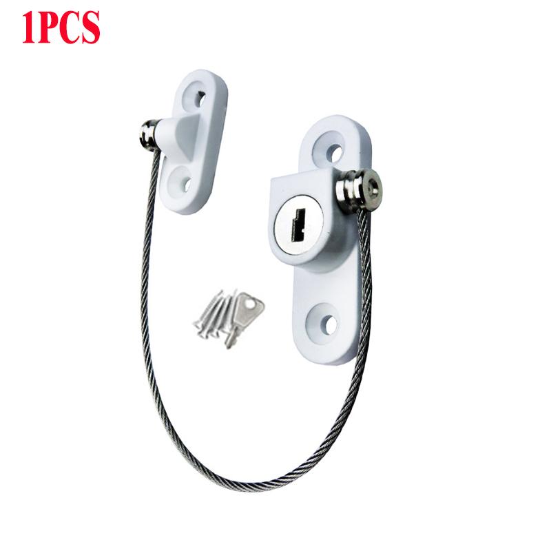 Child Safety Lock Window Lock Stainless Steel Cable Use Screws To Fix Baby Safety Accessories Security Protection