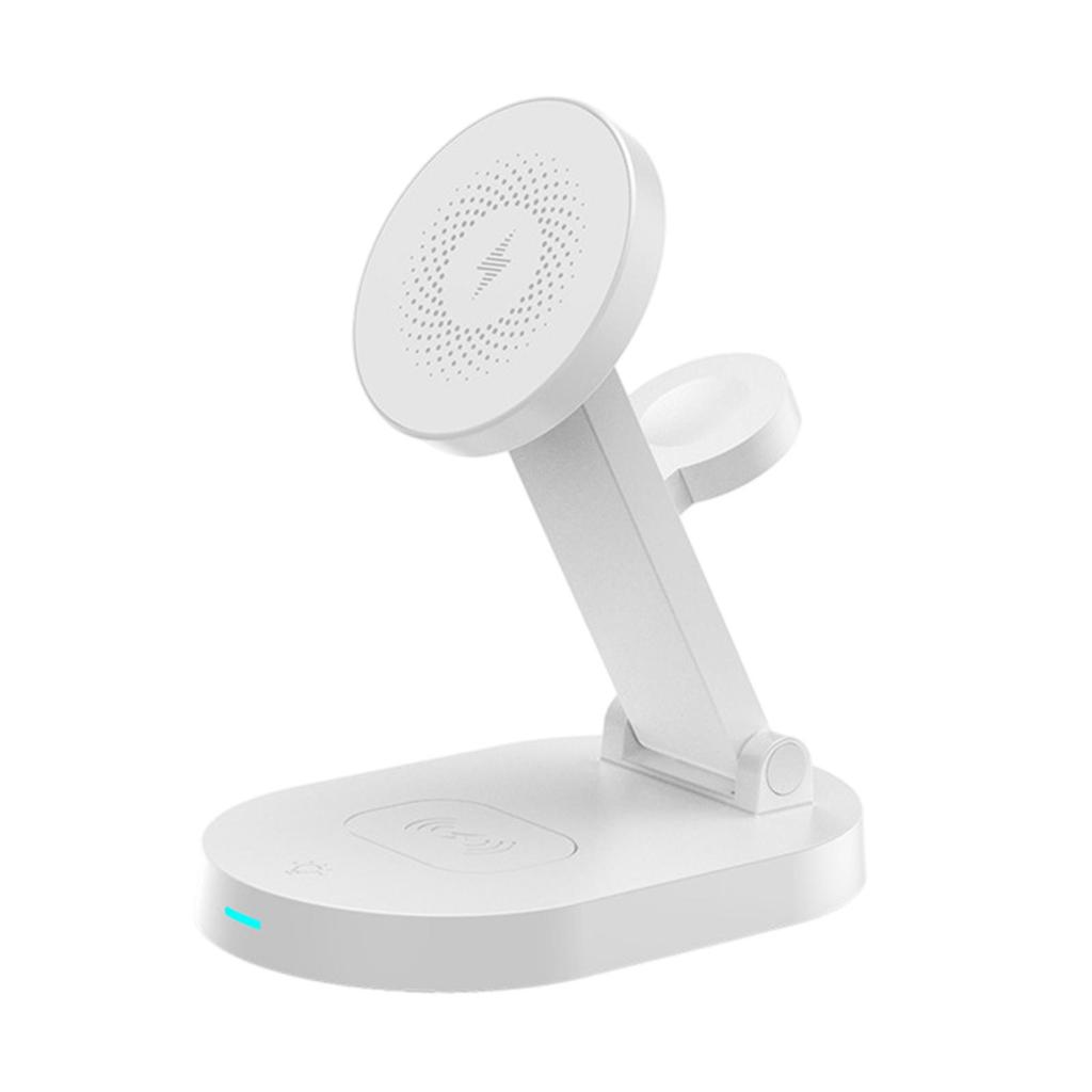 3-in-1 Charger Stand Foldable Fast Portable 15W Charging Station LED Desk Lamp /XR/XS/8 ,