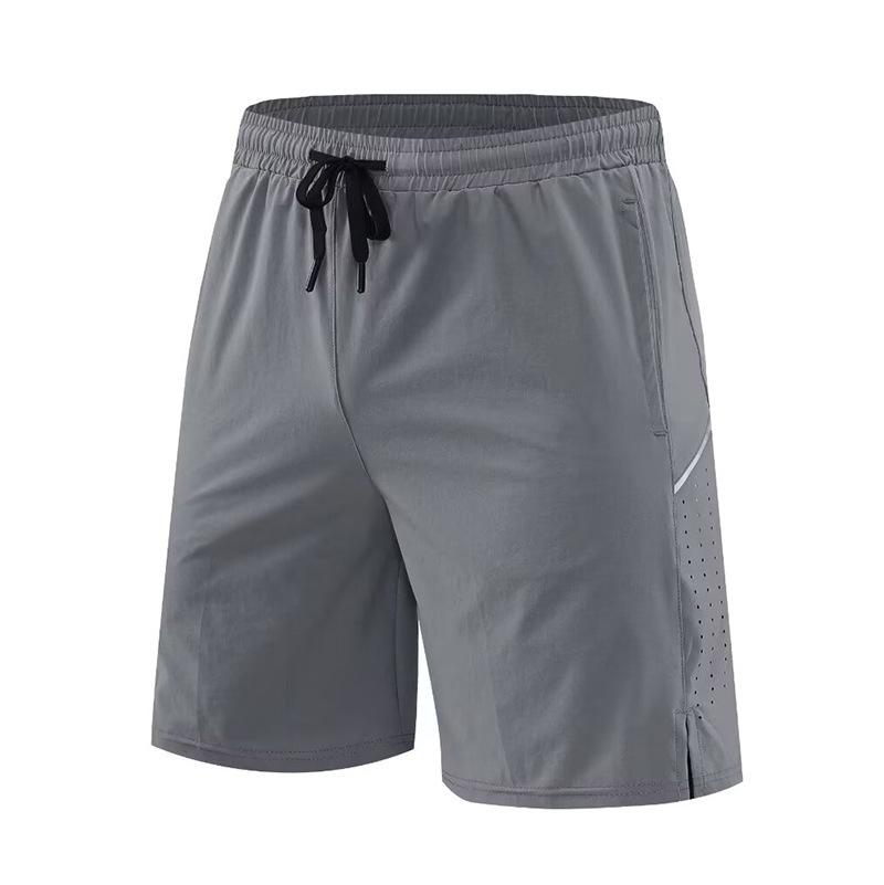 2024 Men's Quick-Dry Outdoor Running Shorts – Mid-Length, Loose Fit for Casual Fitness.