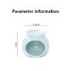 Porcelain Aroma Burner Essential Oil Furance Mini Candle Holder Solid Color Ceramic Crafts Fragrance Item Living Room Home Decor