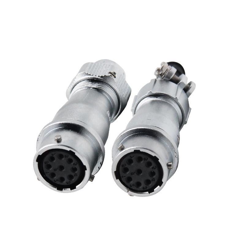 WY16-2 Core IP67 Waterproof Solder Connector Aviation Plug Socket